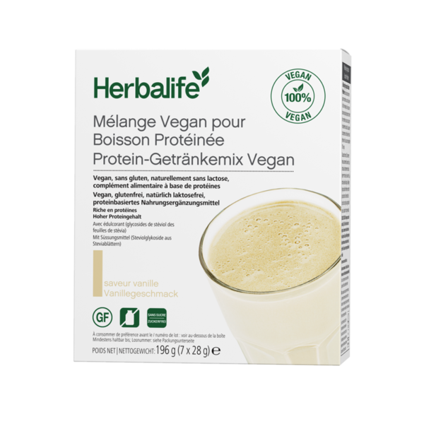 Protein-Getränkemix Vegan 7 Portionspackungen 7 Portionspackungen