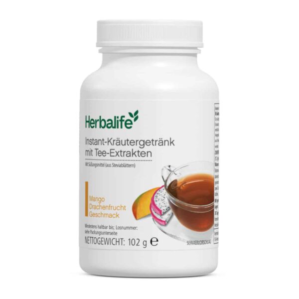 Herbalife Instant-Kräutergetränk mit Tee-Extrakten Mango Drachenfrucht Geschmack 102 g