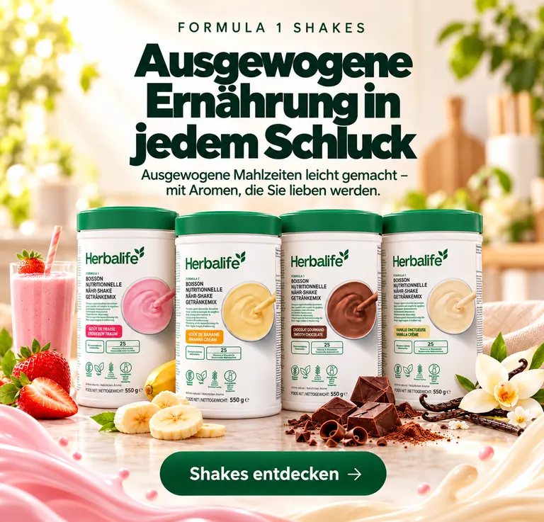 Formula 1 Shakes – Ausgewogene Ernährung