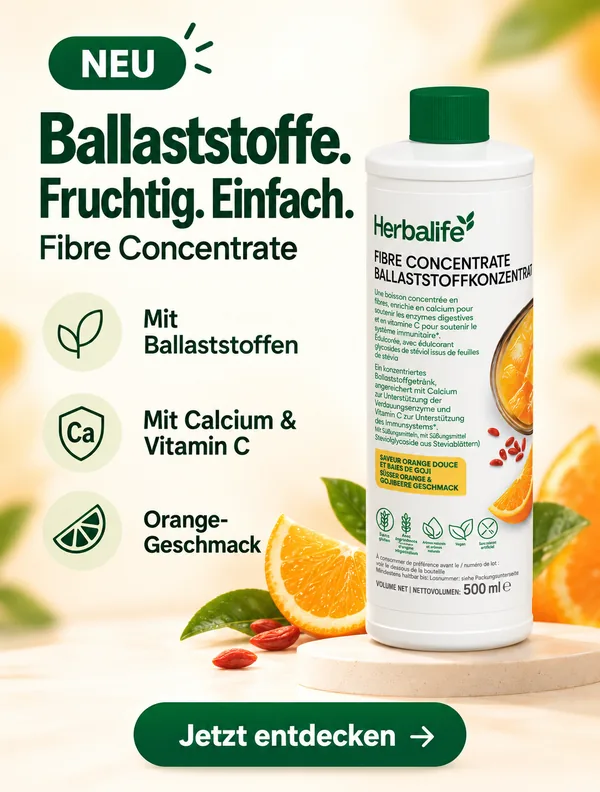 Herbalife Fibre Concentrate – Süsse Orange und Gojibeere, 500 ml