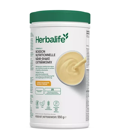 Herbalife Formula 1 Nähr-Shake Getränkemix Banana Cream 550g