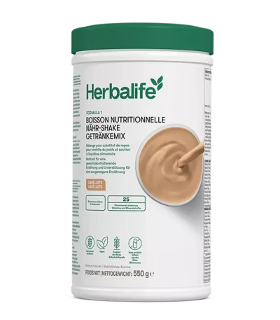 Herbalife Formula 1 Nähr-Shake Getränkemix Café Latte 550g