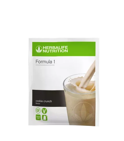 Herbalife Formula 1 Nähr-Shake Getränkemix Cookie Crunch 7x26g