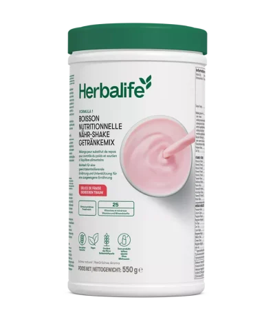 Herbalife Formula 1 Nähr-Shake Getränkemix Erdbeeren Traum 550g