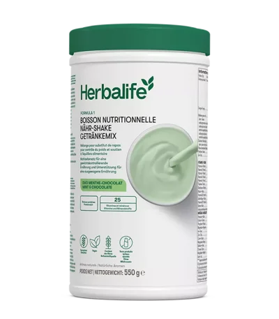 Herbalife Formula 1 Nähr-Shake Getränkemix Mint & Chocolate 550g