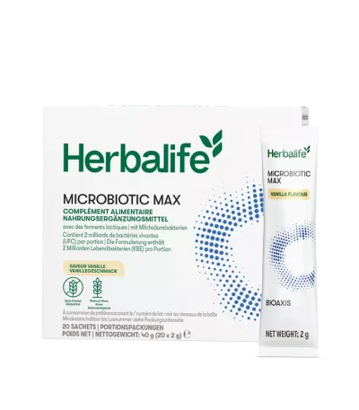 Herbalife Microbiotic Max 40 g, Vanille – aktuelle Schweizer Verpackung
