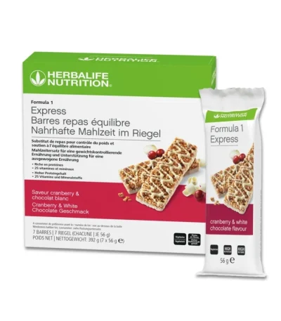 Formula 1 Express Riegel Cranberry & White Chocolate 7 Riegel 56 g SKU 4473