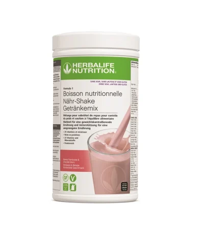 Formula 1 Neue Generation ohne Soja, Laktose und Gluten Himbeere und Weisse Schokolade 500 g