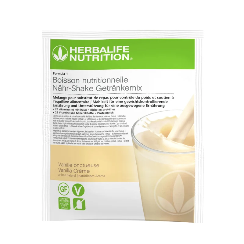 Formula 1-Shake Vanilla Crème 7 Portionspackungen SKU 053K Formula 1-Shake Vanilla Crème 7 Portionspackungen SKU 053K