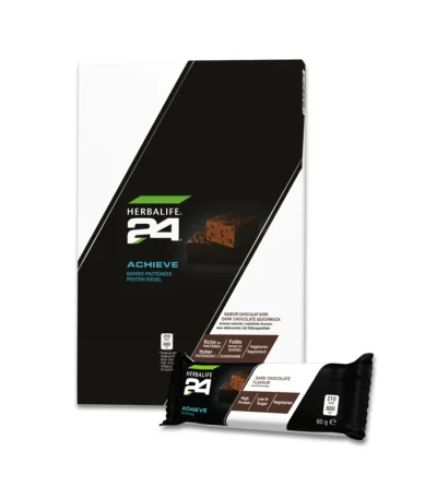 H24 Achieve Protein Riegel Dark Chocolate Geschmack, 6 x 60 g Schokolade