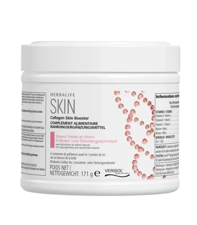Herbalife SKIN Collagen Skin Booster Ernährung für deine Haut Erdbeer - und Zitronengeschmack 171 g
